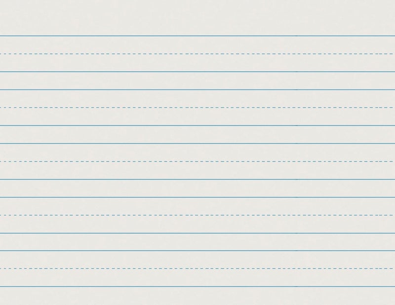 School Smart - 85348 Skip-A-Line Ruled Writing Paper, 1 Inch Ruled Long Way, 10-1/2 x 8 Inches, Pack of 500 White - Image 1